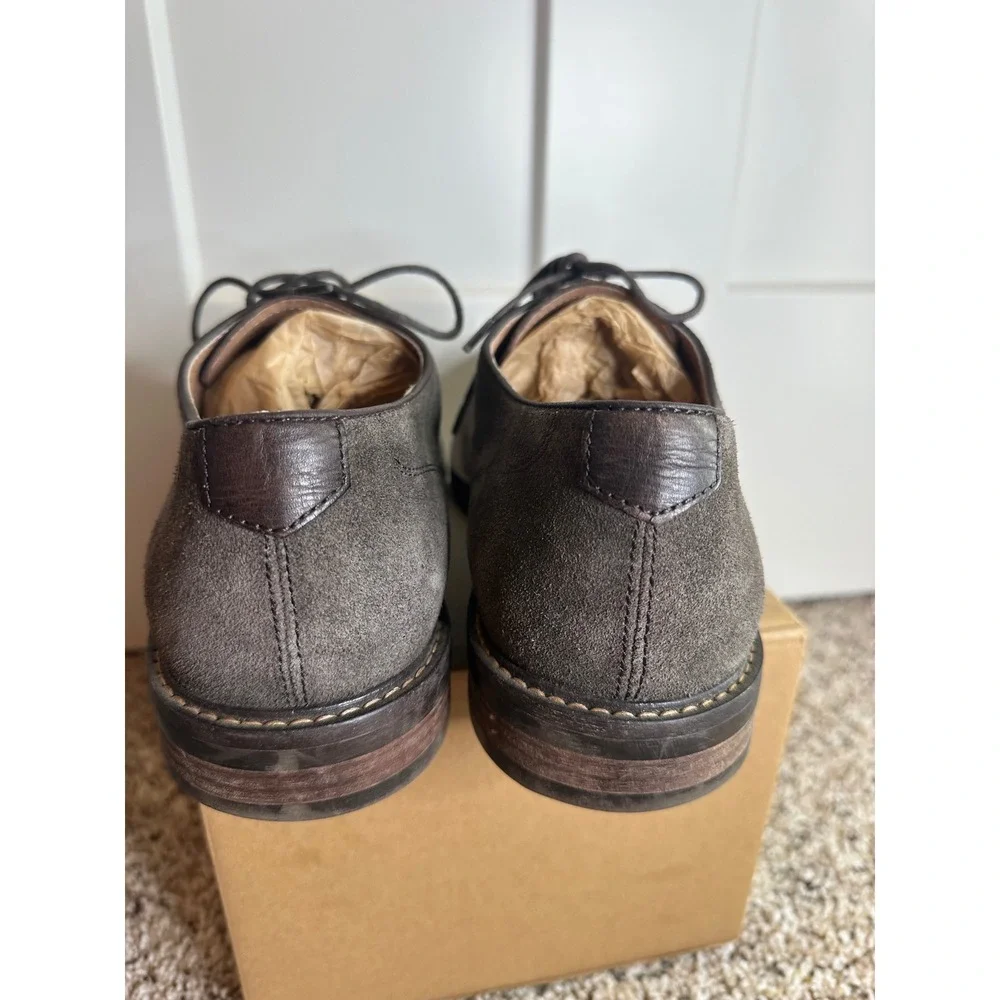 1901 Nordstrom Mens Gray Suede‎ Derby Shoes Lace Up Oxford Size 11.5 M